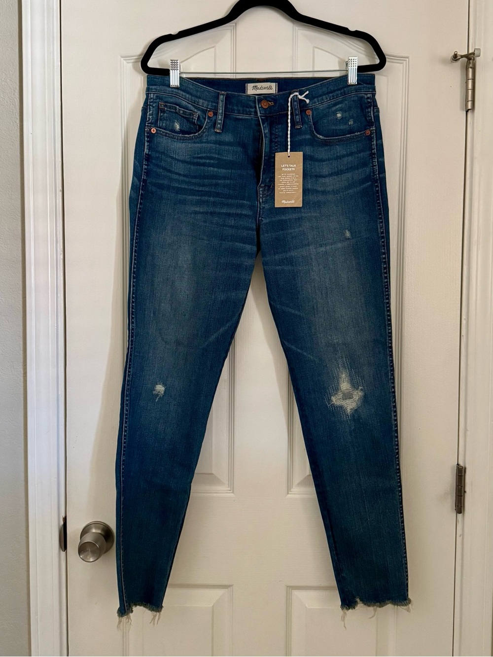 NWT Madewell 9” High Rise Skinny Jeans Medium Wash - Size 32 (H3000)